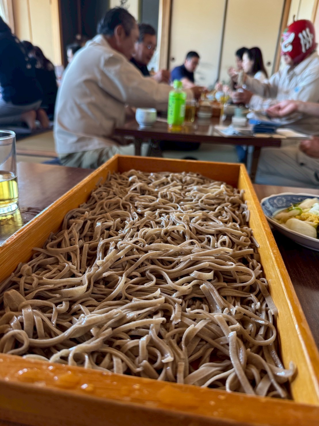 田舎そば三井さんの瑞々しい十割蕎麦(写真:須坂市義の早川さん)